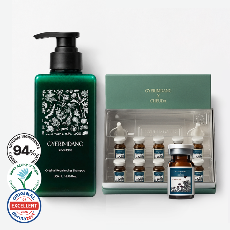 Original Rebalancing Shampoo X Scalp Ampoule Set